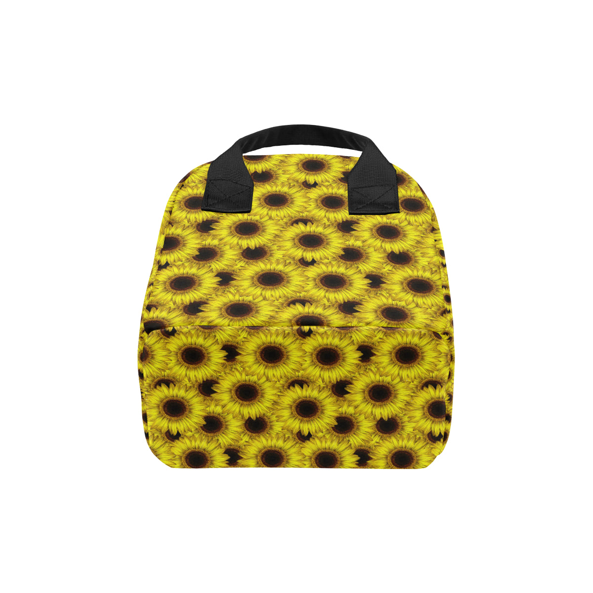 Sunflower Pattern Print Design SF011 Insulated Lunch Bag