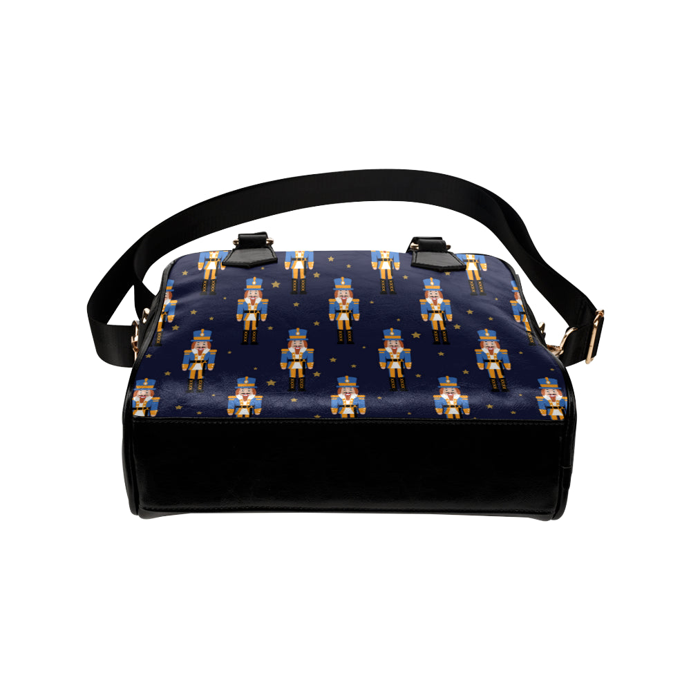 Nutcracker Pattern Print Design A04 Shoulder Handbag