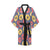 Anemone Pattern Print Design AM010 Women Kimono Robe