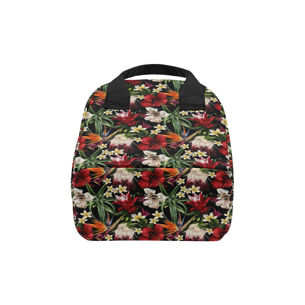 Summer Floral Pattern Print Design SF03 Insulated Lunch Bag