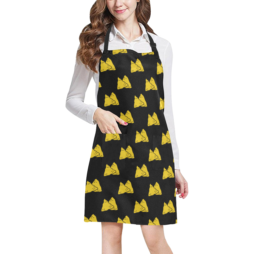 Nachos Pattern Print Design A02 Apron with Pocket