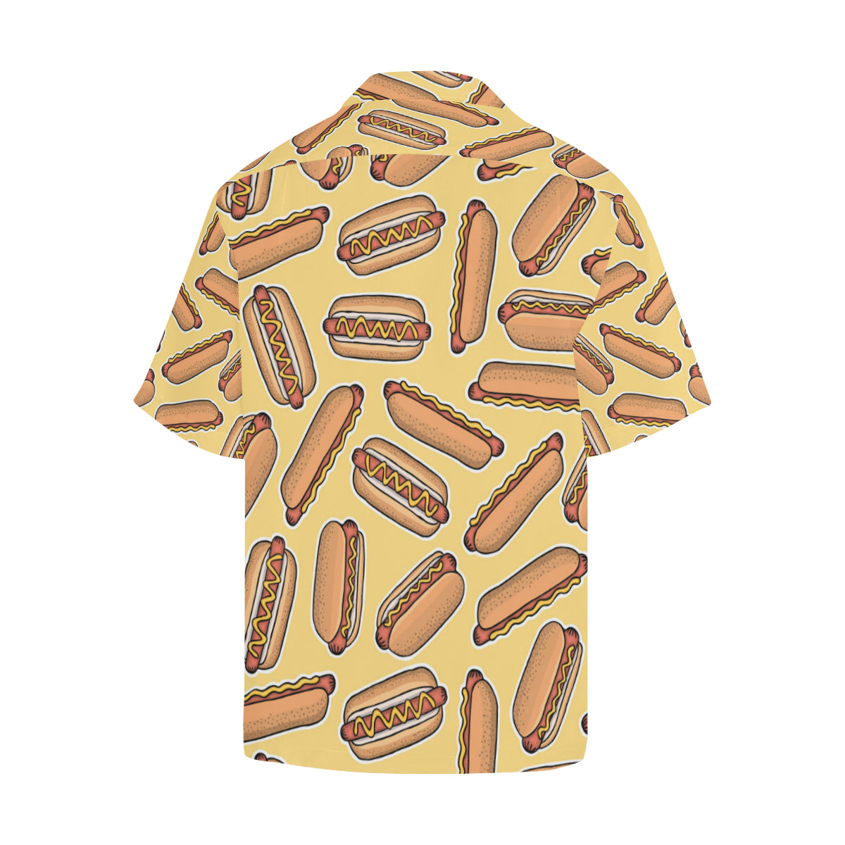 Hot Dog Pattern Print Design 01 Men's Hawaiian Shirt