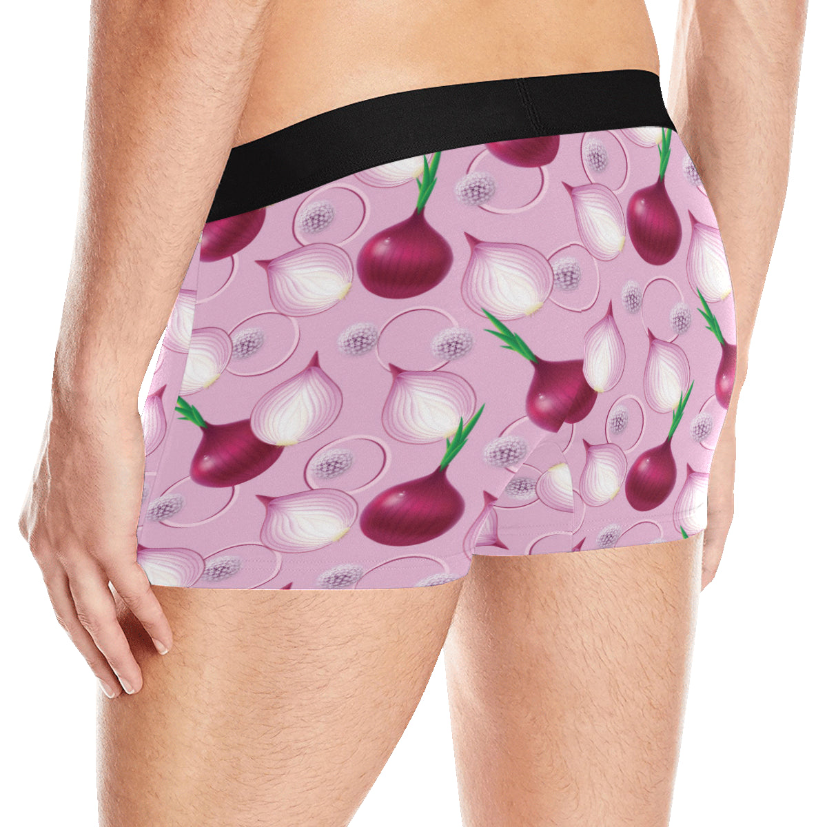 Onion Pattern Print Design A01 Men's Boxer Briefs