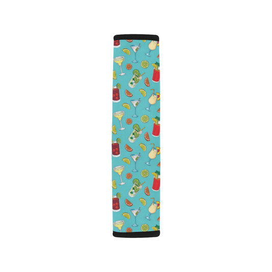 Cocktail Pattern Print Design 05 Car Seat Belt Cover