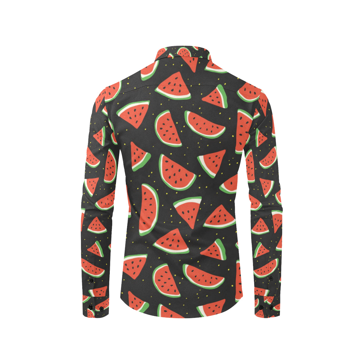 Watermelon Pattern Print Design WM09 Men's Long Sleeve Shirt