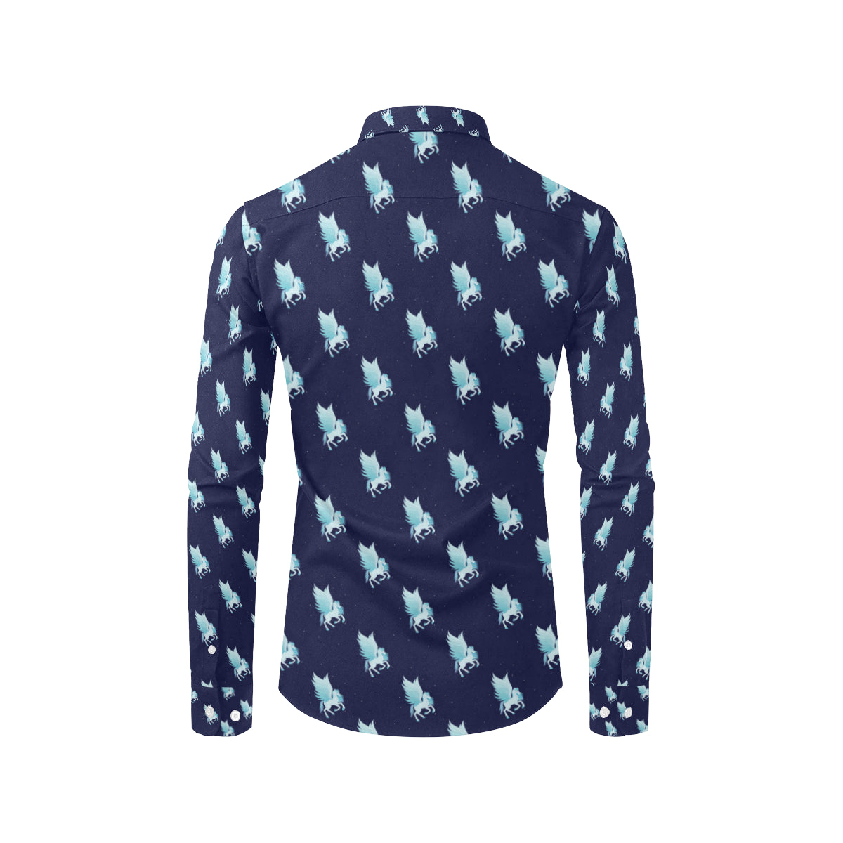 Pegasus Pattern Print Design 03 Men's Long Sleeve Shirt