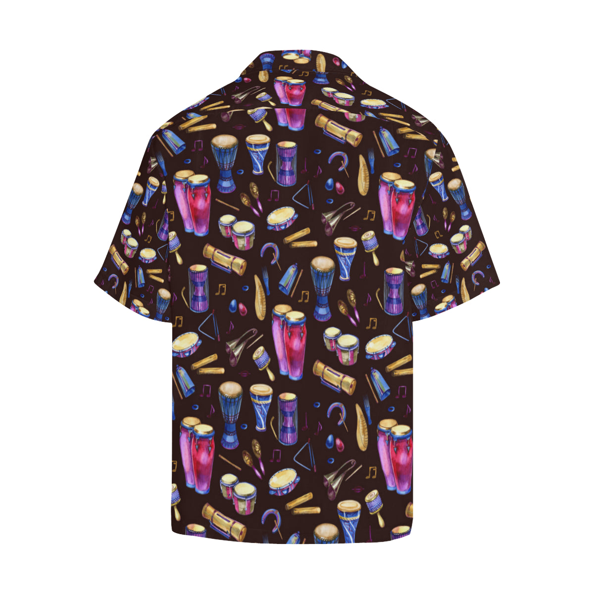 Percussion Neon Pattern Print Design 04 Men's Hawaiian Shirt
