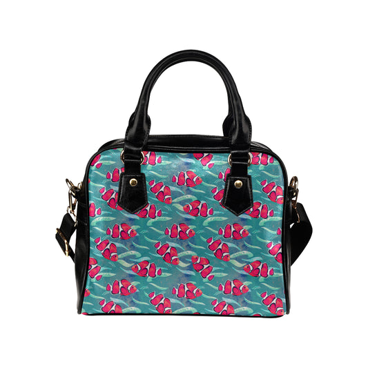 Clownfish Pattern Print Design 02 Shoulder Handbag