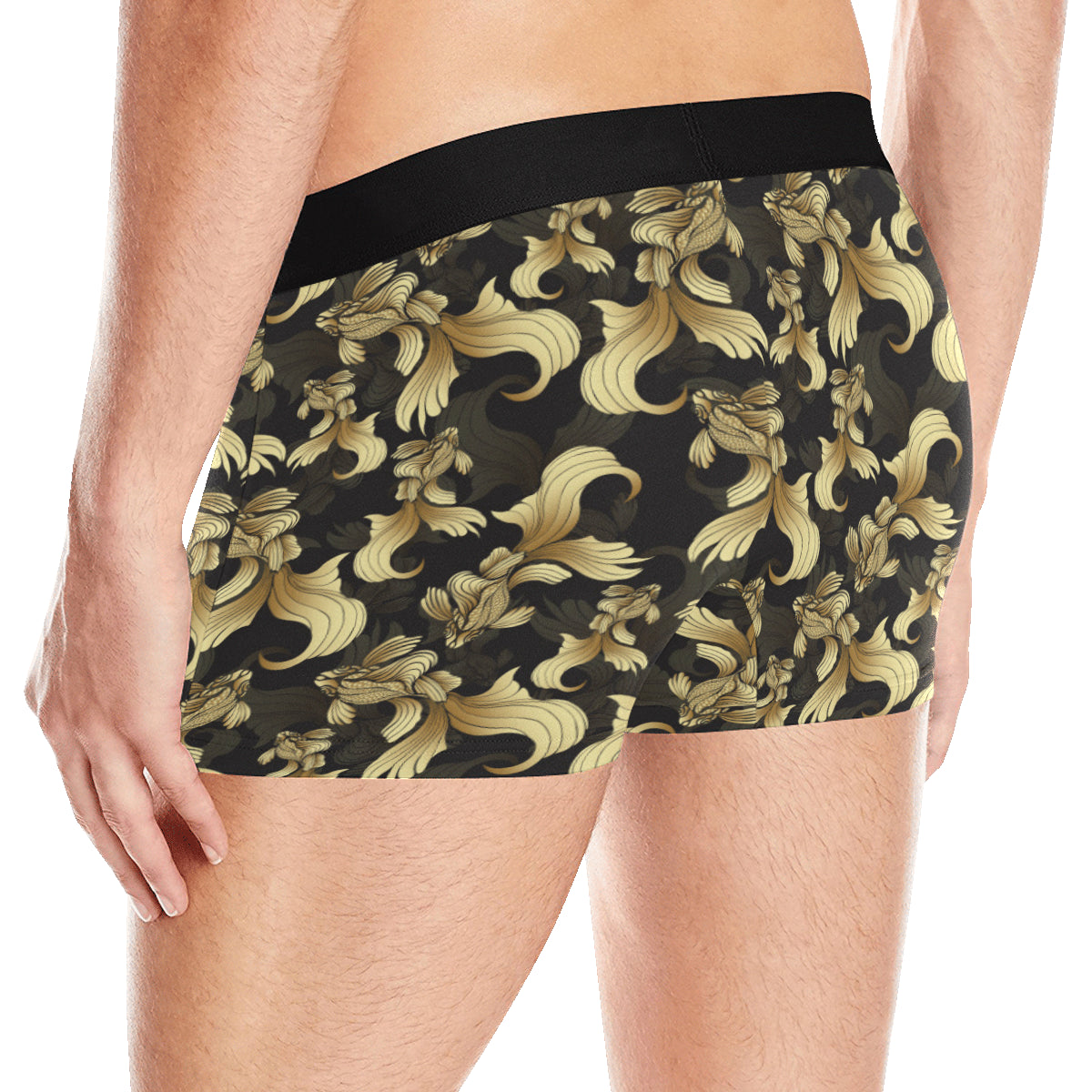 Goldfish Pattern Print Design 02 Men's Boxer Briefs
