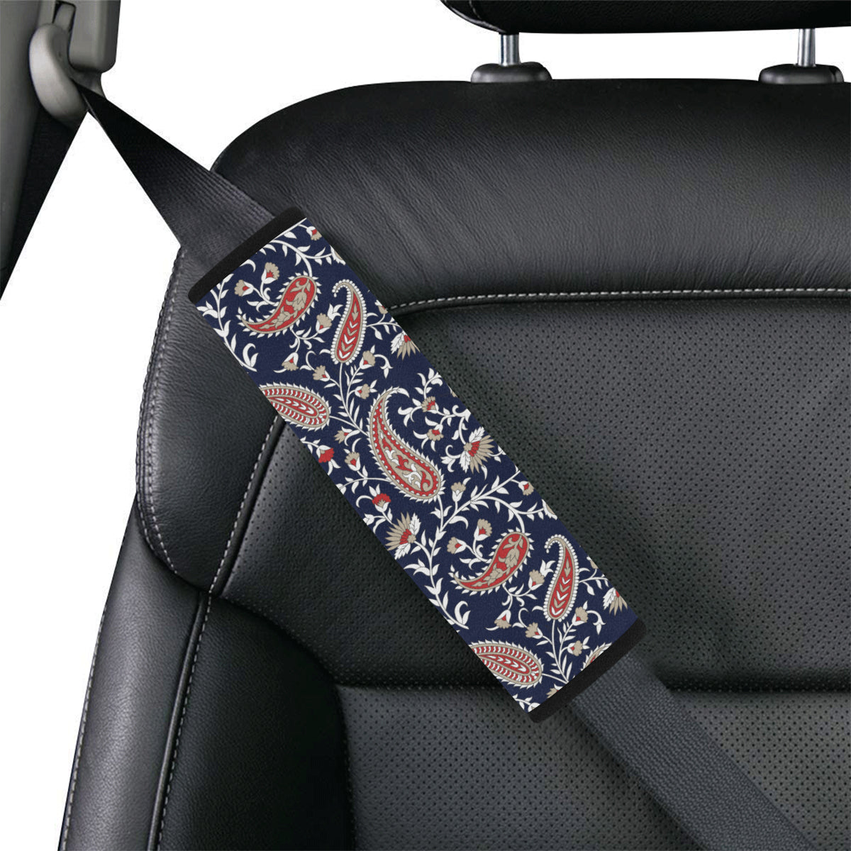 Paisley Pattern Print Design A05 Car Seat Belt Cover