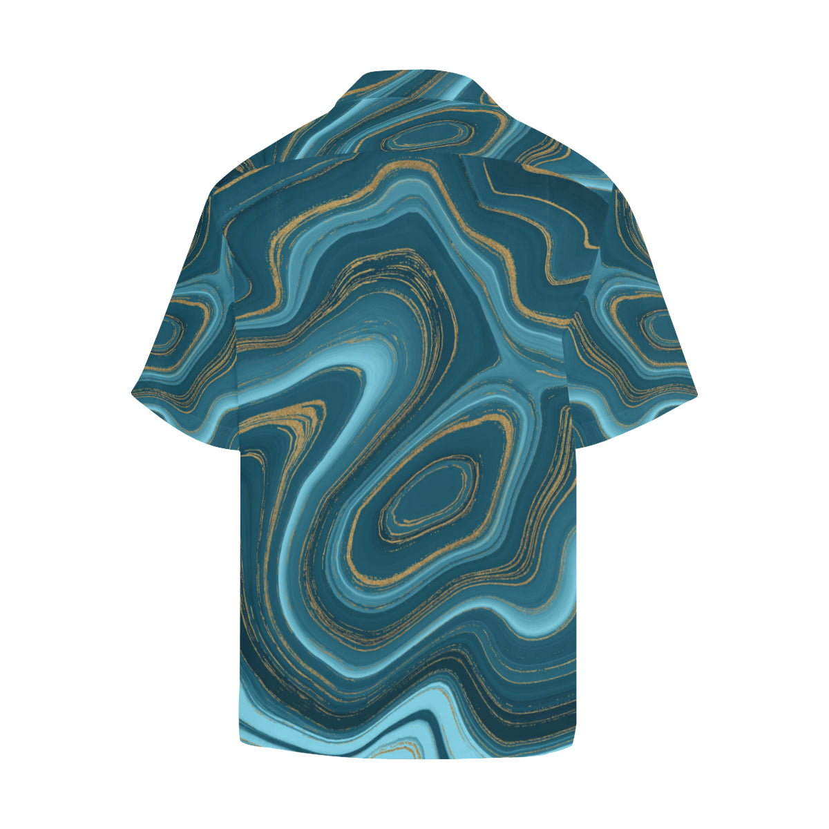 Liquid Pattern Print Design 04 Men's Hawaiian Shirt