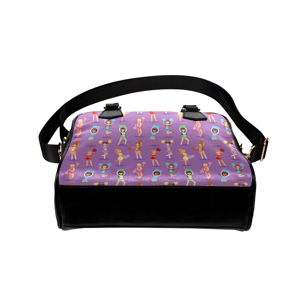 Cheerleader Pattern Print Design 02 Shoulder Handbag