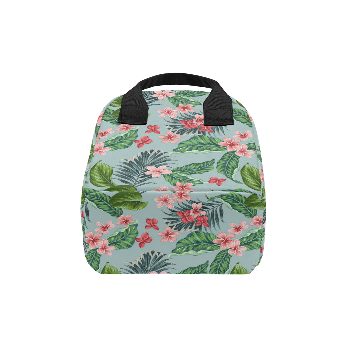 Plumeria Pattern Print Design PM027 Insulated Lunch Bag