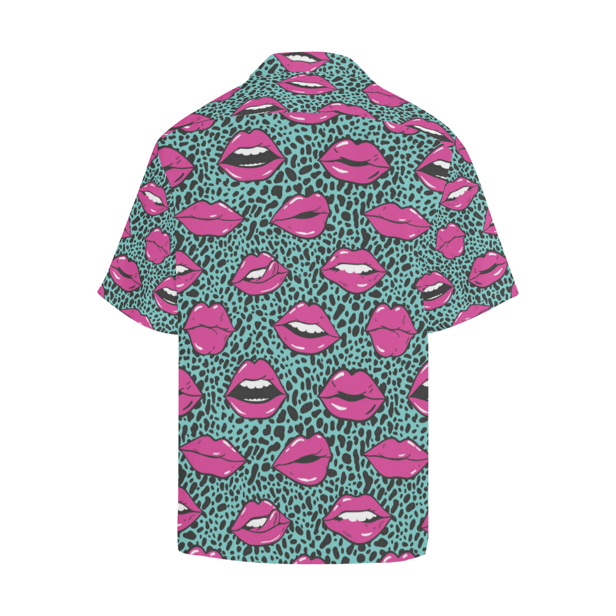 Lip Pattern Print Design 04 Men's Hawaiian Shirt