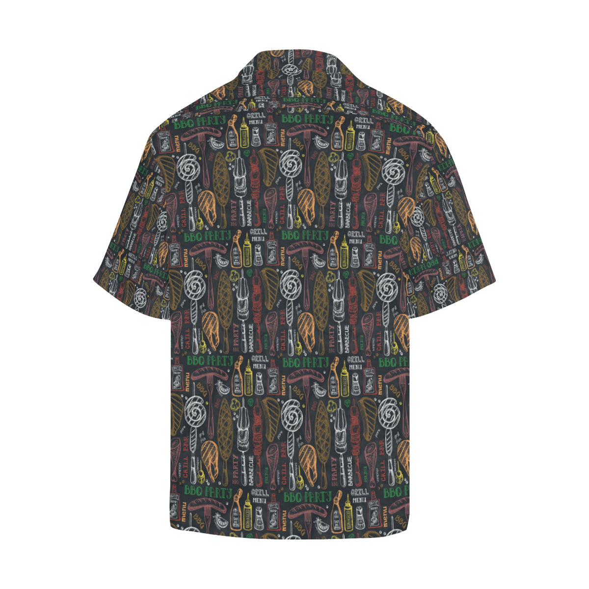 Barbecue Pattern Print Design 03 Men's Hawaiian Shirt