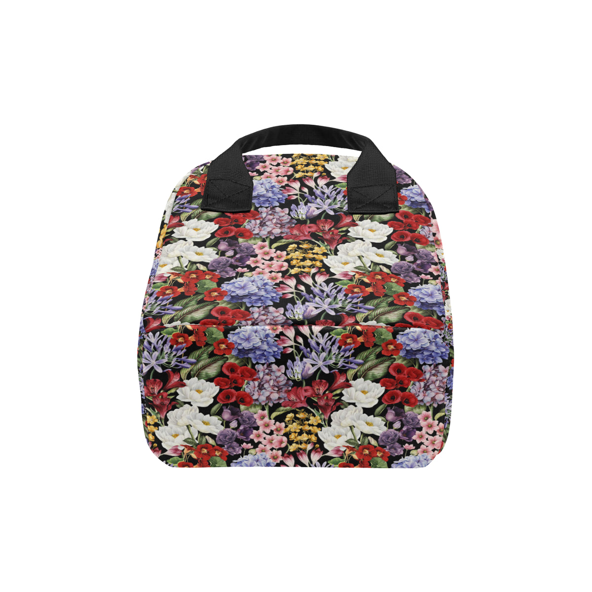 Summer Floral Pattern Print Design SF04 Insulated Lunch Bag