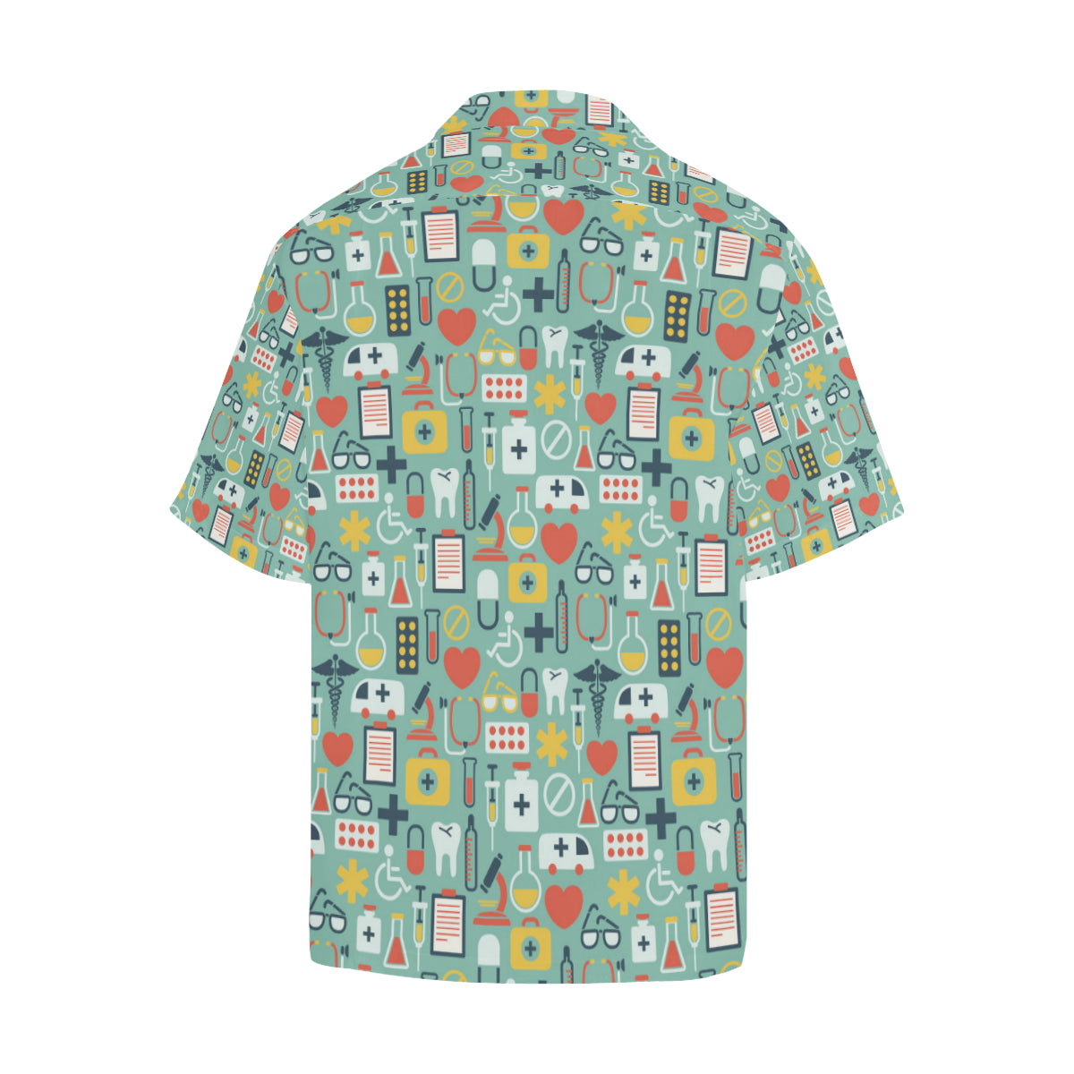 Medical Pattern Print Design 02 Men's Hawaiian Shirt