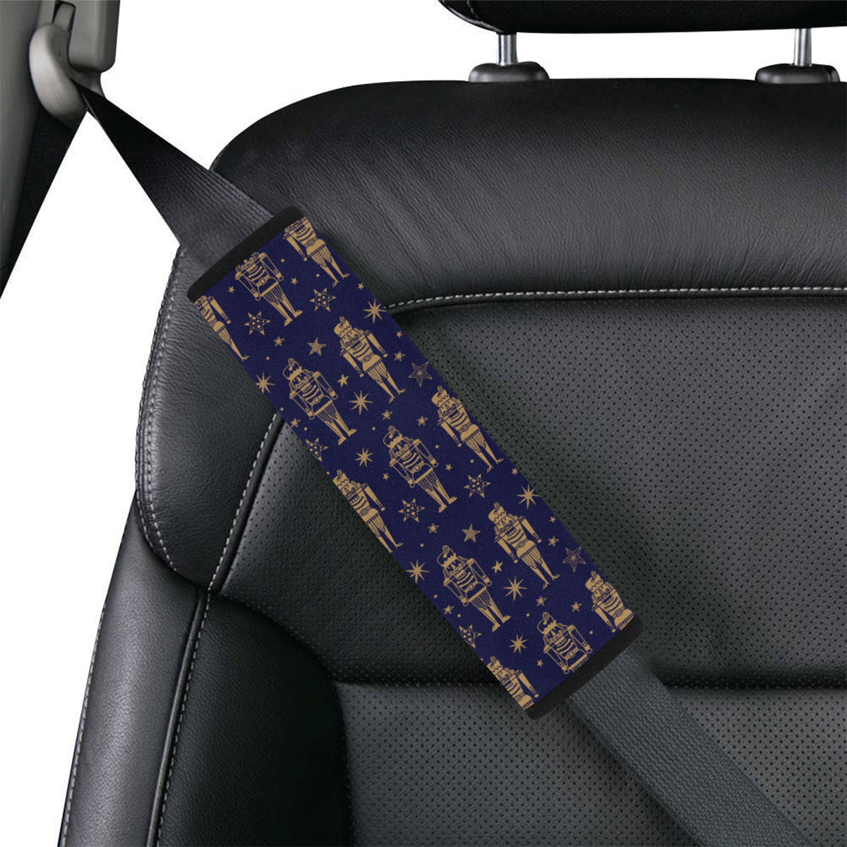 Nutcracker Pattern Print Design A05 Car Seat Belt Cover