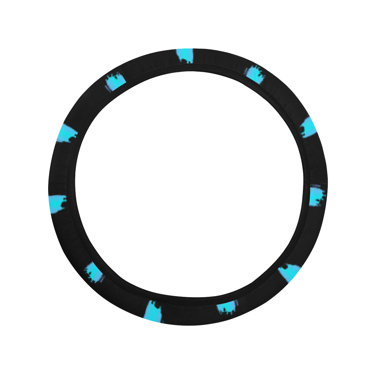 Christian Cross neon Pattern Steering Wheel Cover with Elastic Edge