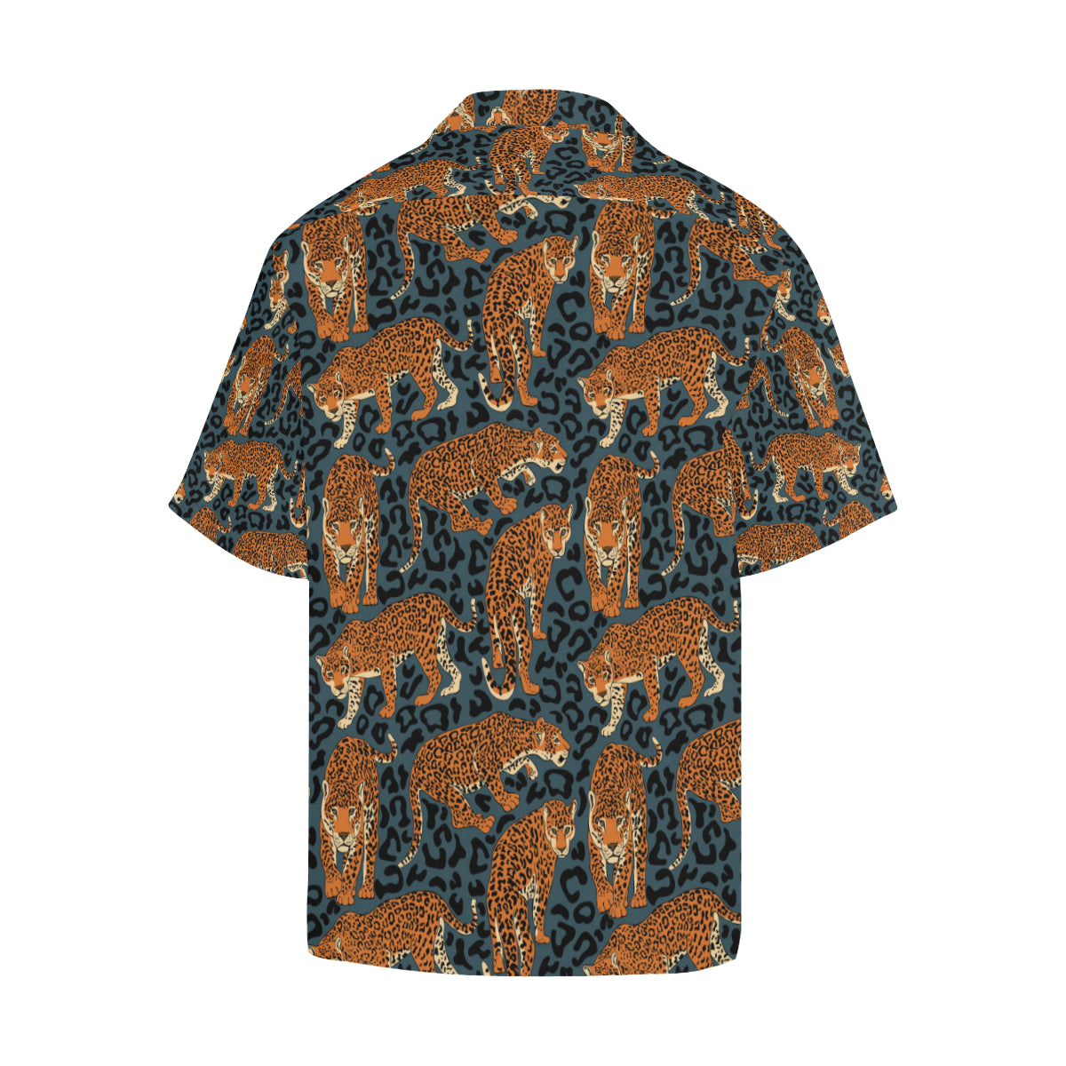 Jaguar Pattern Print Design 04 Men's Hawaiian Shirt