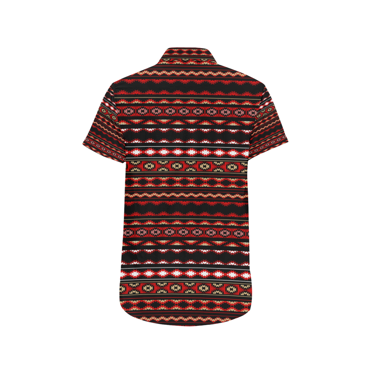 Southwestern Themed Men's Short Sleeve Button Up Shirt