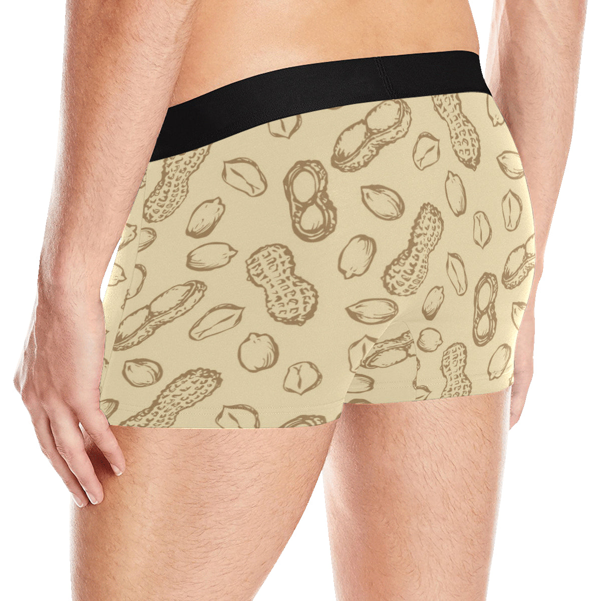 Peanut Pattern Print Design A02 Men's Boxer Briefs