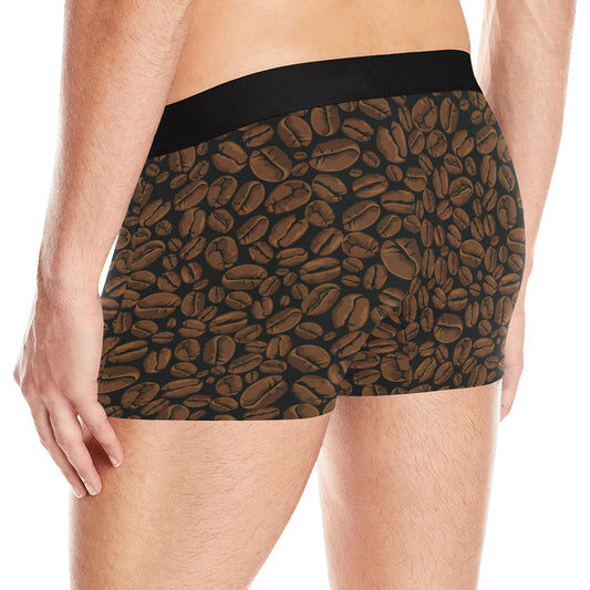 Coffee Pattern Print Design 01 Men's Boxer Briefs