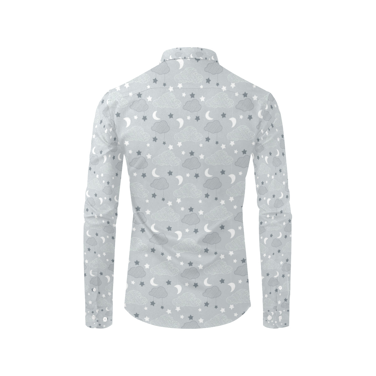 Cloud Pattern Print Design 04 Men's Long Sleeve Shirt