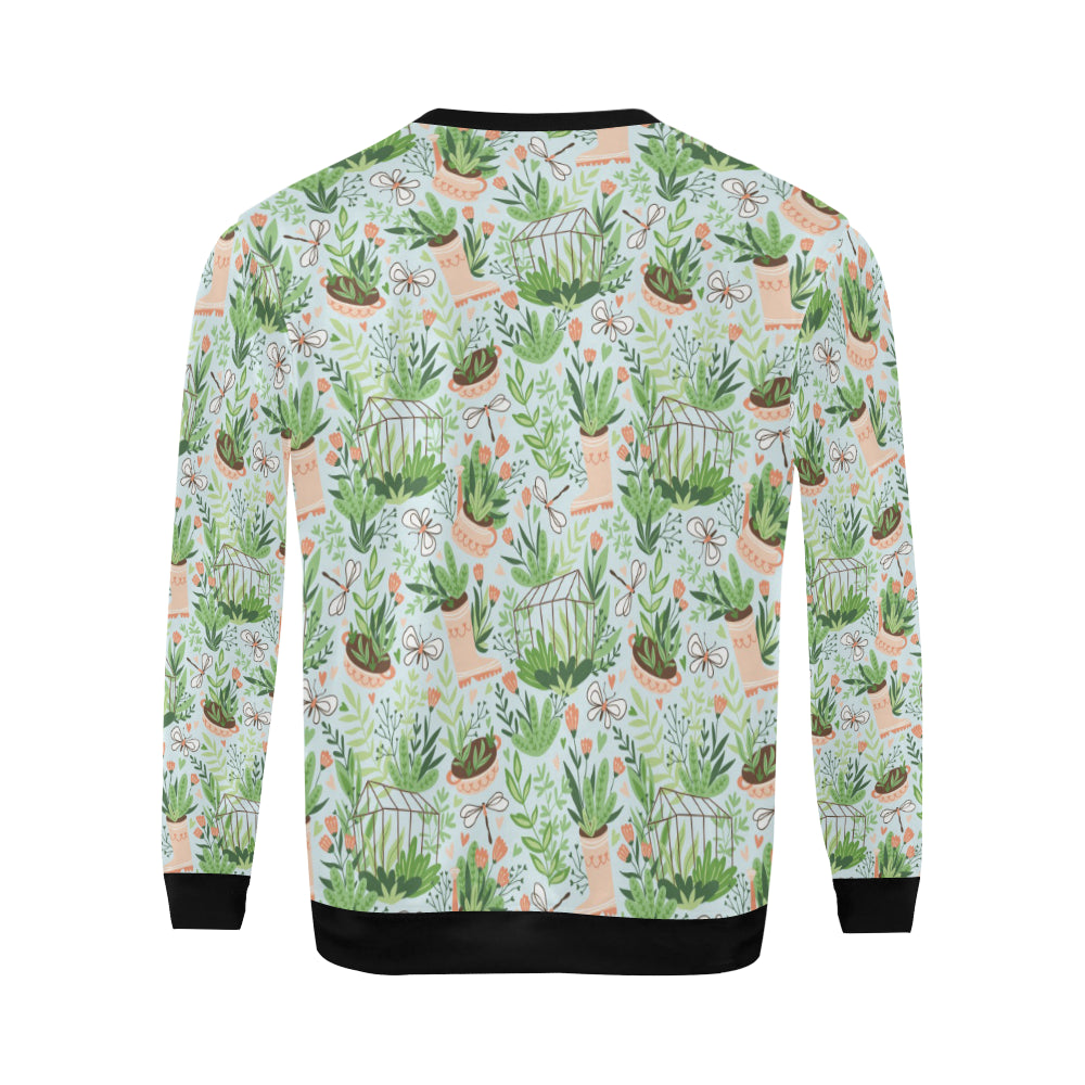 Gardening Pattern Print Design G04 Men Long Sleeve Sweatshirt