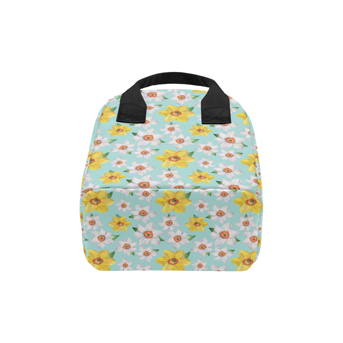 Daffodils Pattern Print Design DF07 Insulated Lunch Bag