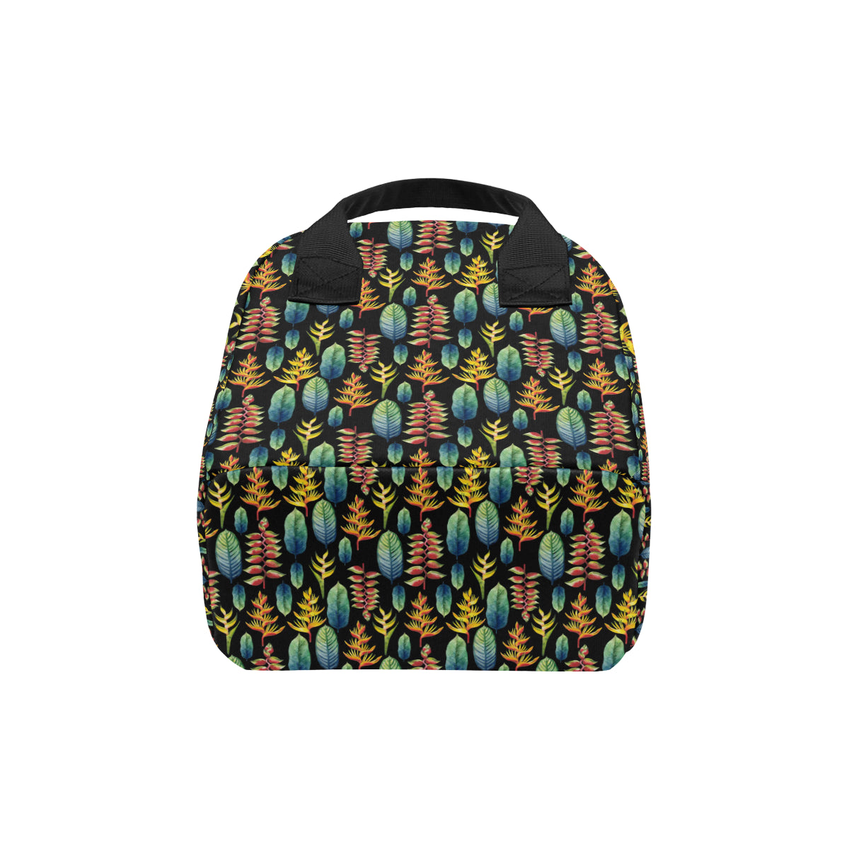 Heliconia Pattern Print Design HL03 Insulated Lunch Bag