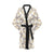 Anemone Pattern Print Design AM05 Women Kimono Robe