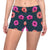 Anemone Pattern Print Design AM08 Yoga Shorts