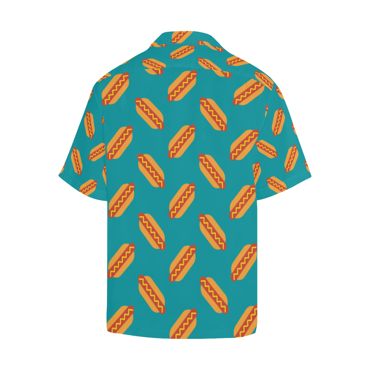 Hot Dog Pattern Print Design 03 Men's Hawaiian Shirt