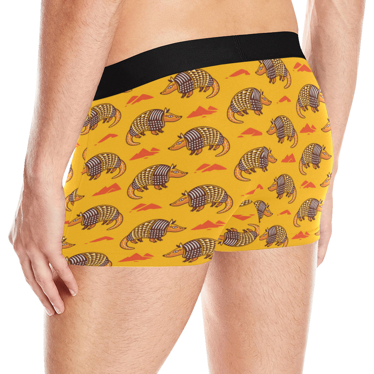 Armadillo Pattern Print Design 03 Men's Boxer Briefs