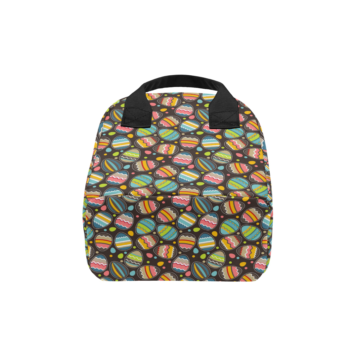 Easter Eggs Pattern Print Design RB03 Insulated Lunch Bag