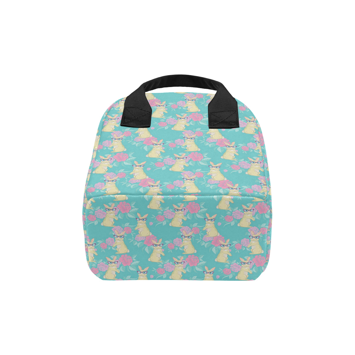 Rabbit Pattern Print Design RB05 Insulated Lunch Bag