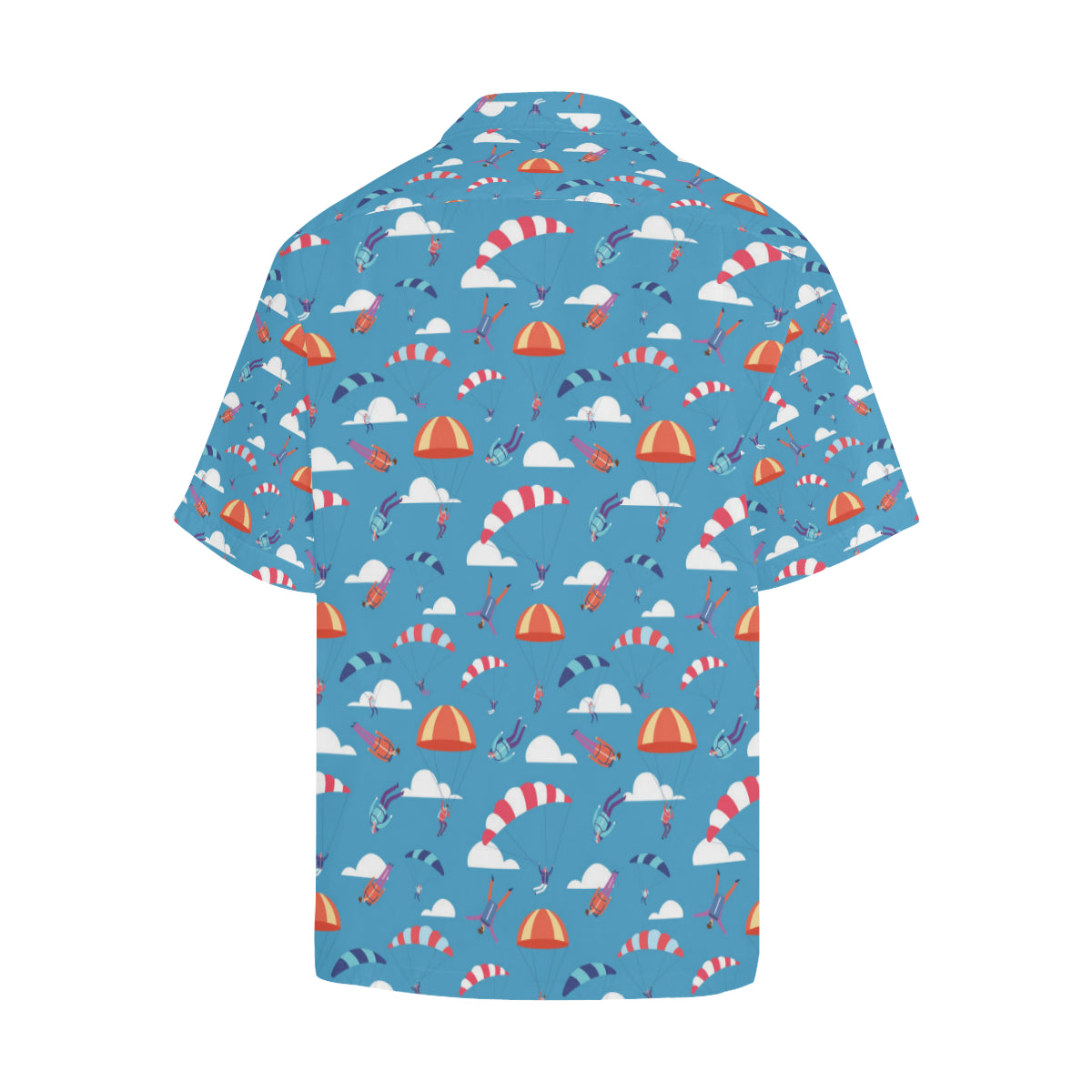 Skydiving Pattern Print Design 03 Men's Hawaiian Shirt