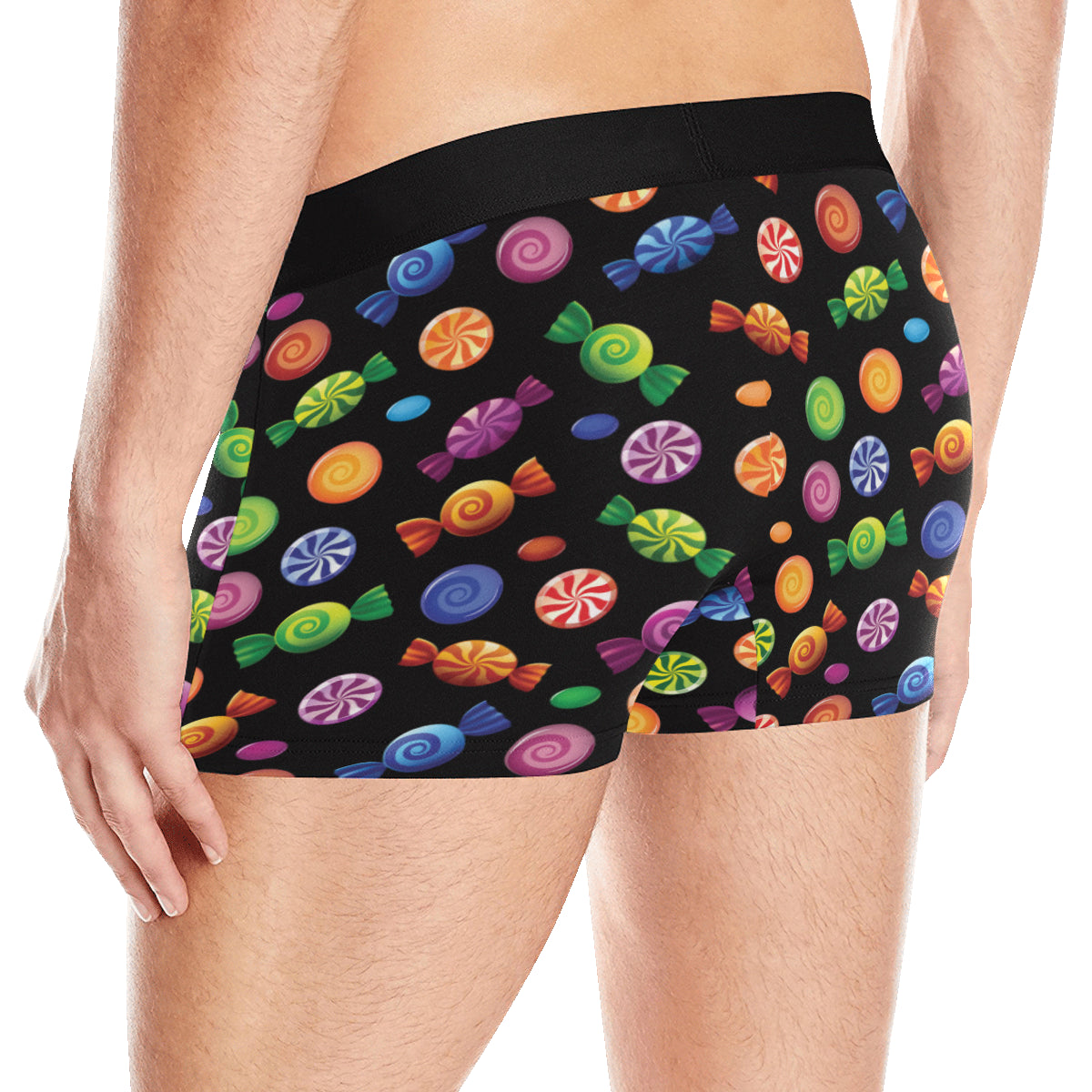 Candy Pattern Print Design 01 Men's Boxer Briefs