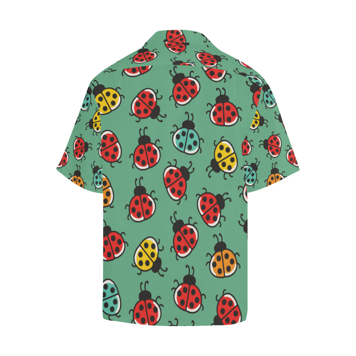 Ladybug Pattern Print Design 02 Men's Hawaiian Shirt