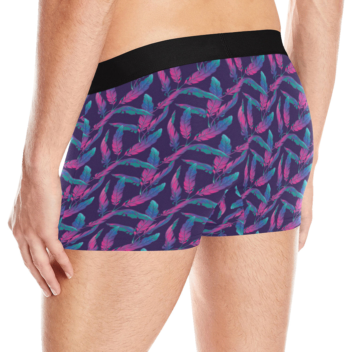 Banana Leaf Pattern Print Design 08 Men's Boxer Briefs