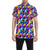 90s Colorful Pattern Print Design 1 Men's Short Sleeve Button Up Shirt