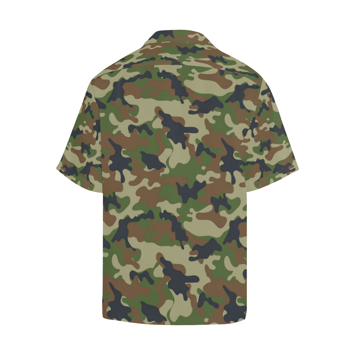Army Camouflage Pattern Print Design 01 Men's Hawaiian Shirt