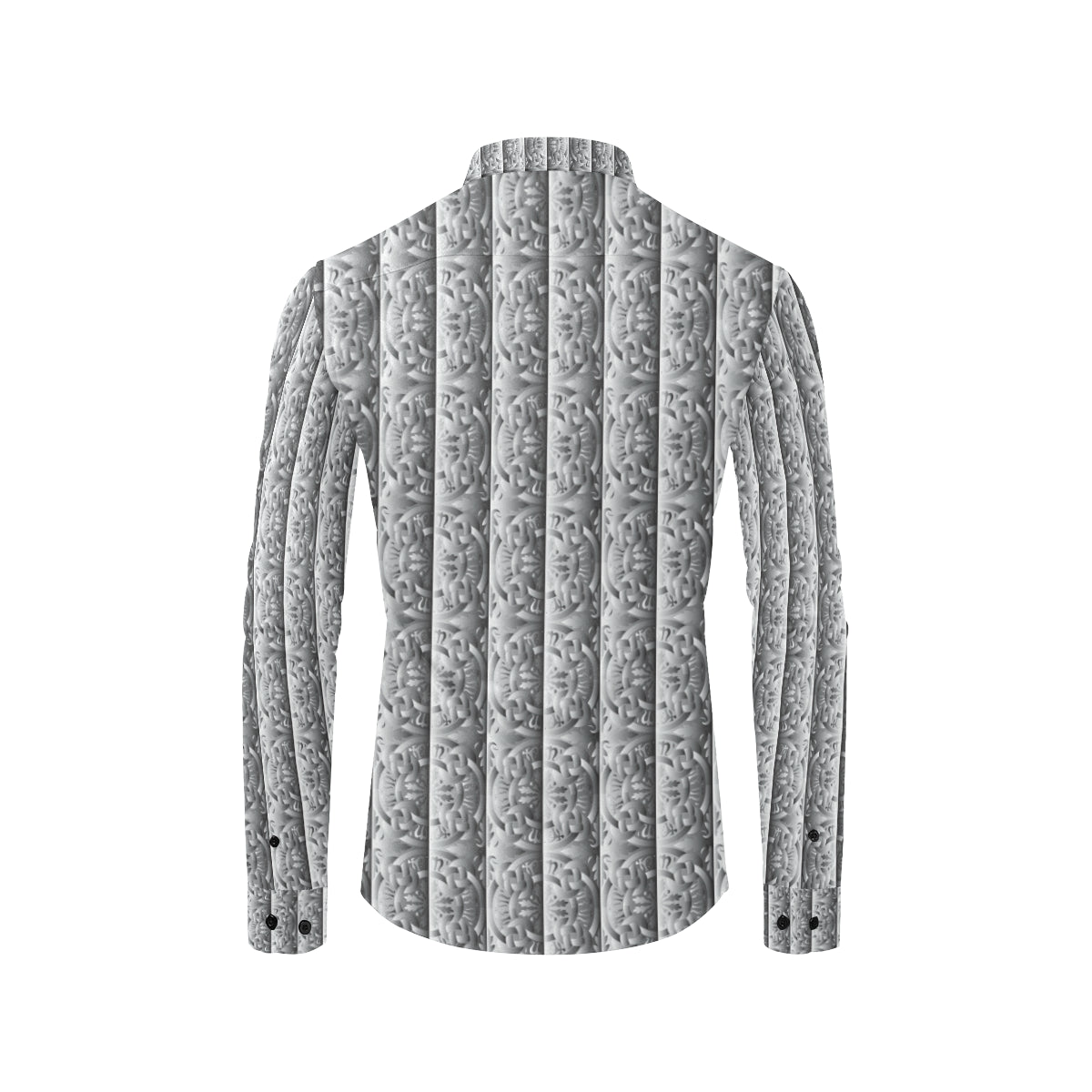 Celtic Pattern Print Design 03 Men's Long Sleeve Shirt