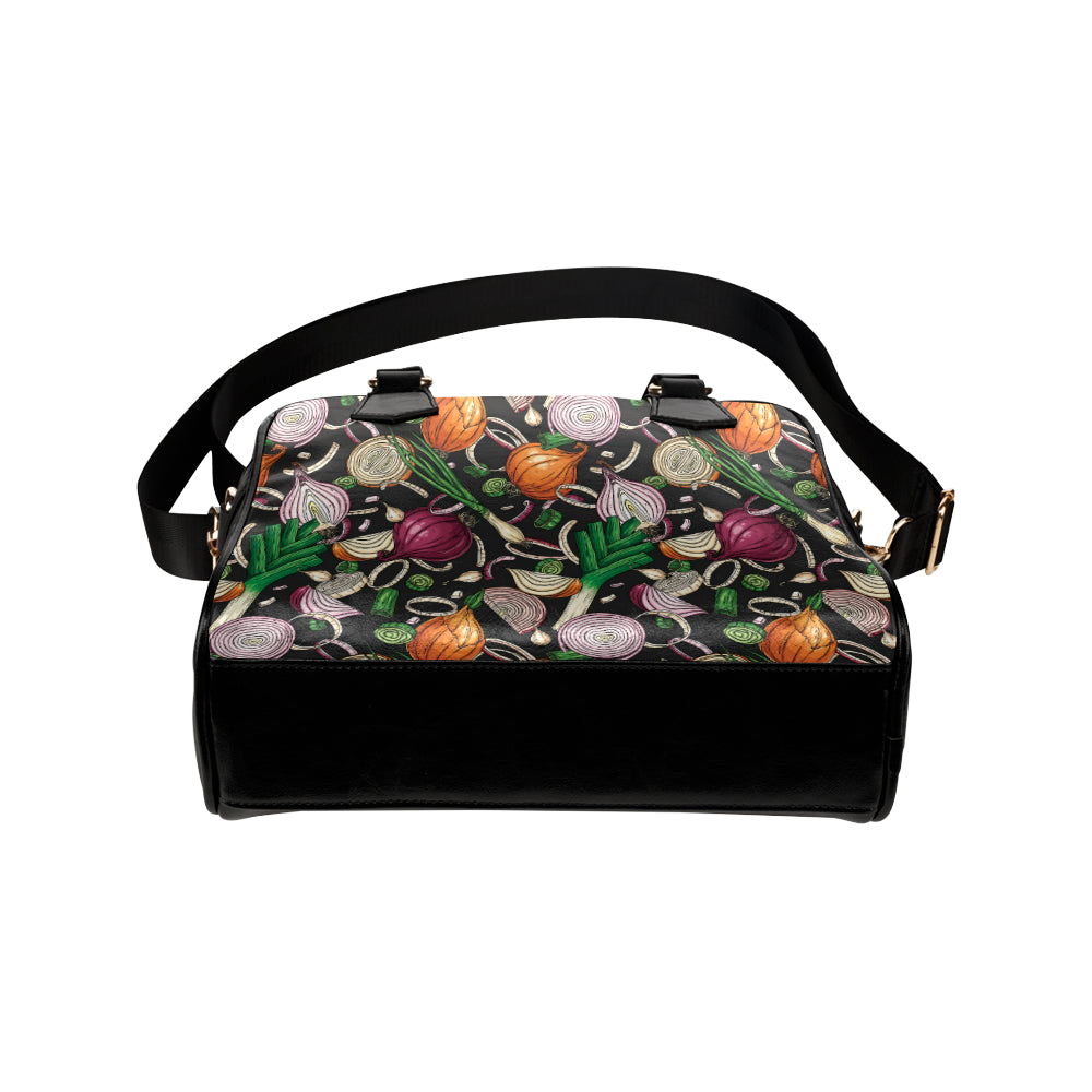 Onion Pattern Print Design A03 Shoulder Handbag