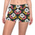 Anemone Pattern Print Design AM07 Yoga Shorts