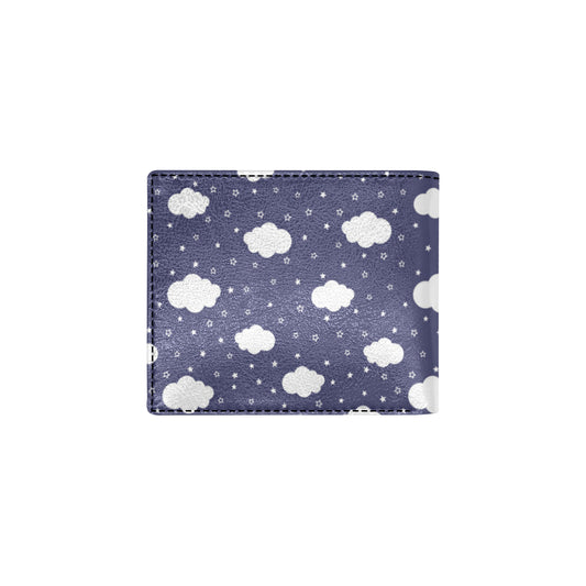 Cloud Pattern Print Design 03 Men's ID Card Wallet