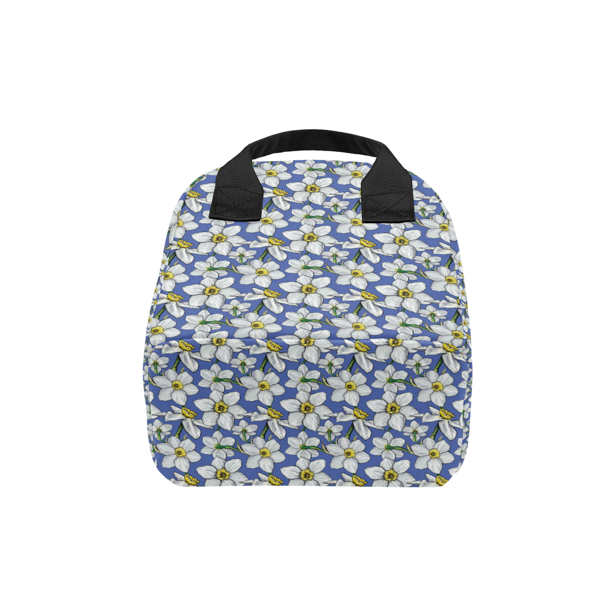 Daffodils Pattern Print Design DF08 Insulated Lunch Bag