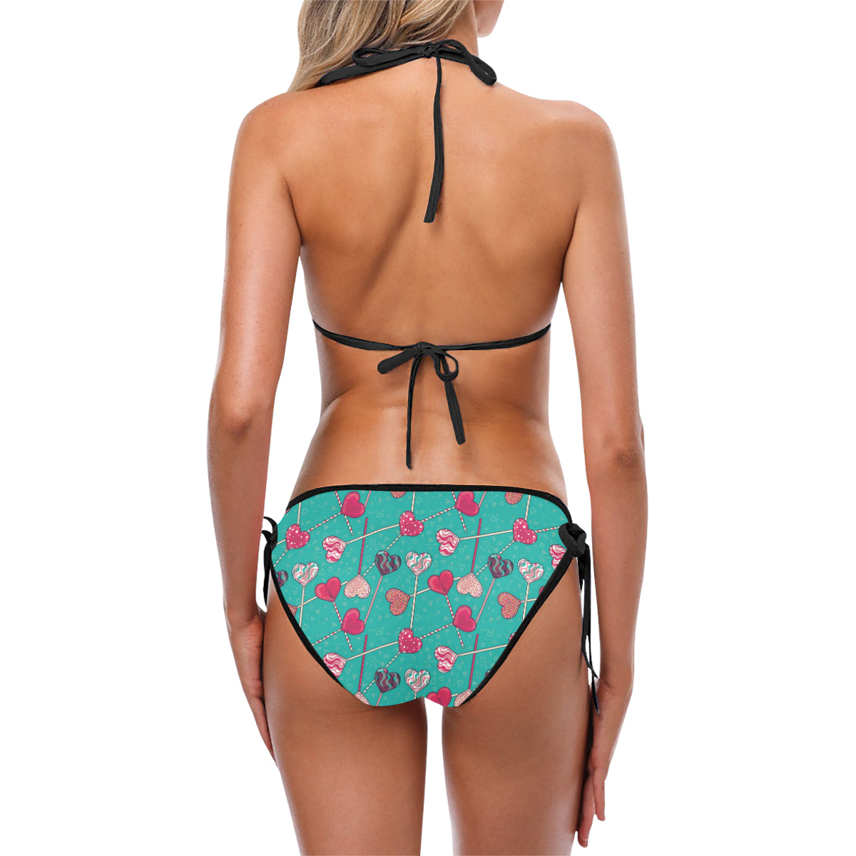 Lollipop Pattern Print Design LL01 Bikini