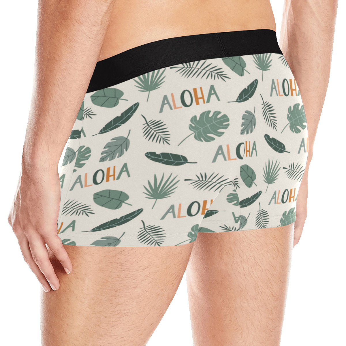 Aloha Hawaii Pattern Print Design 05 Men's Boxer Briefs